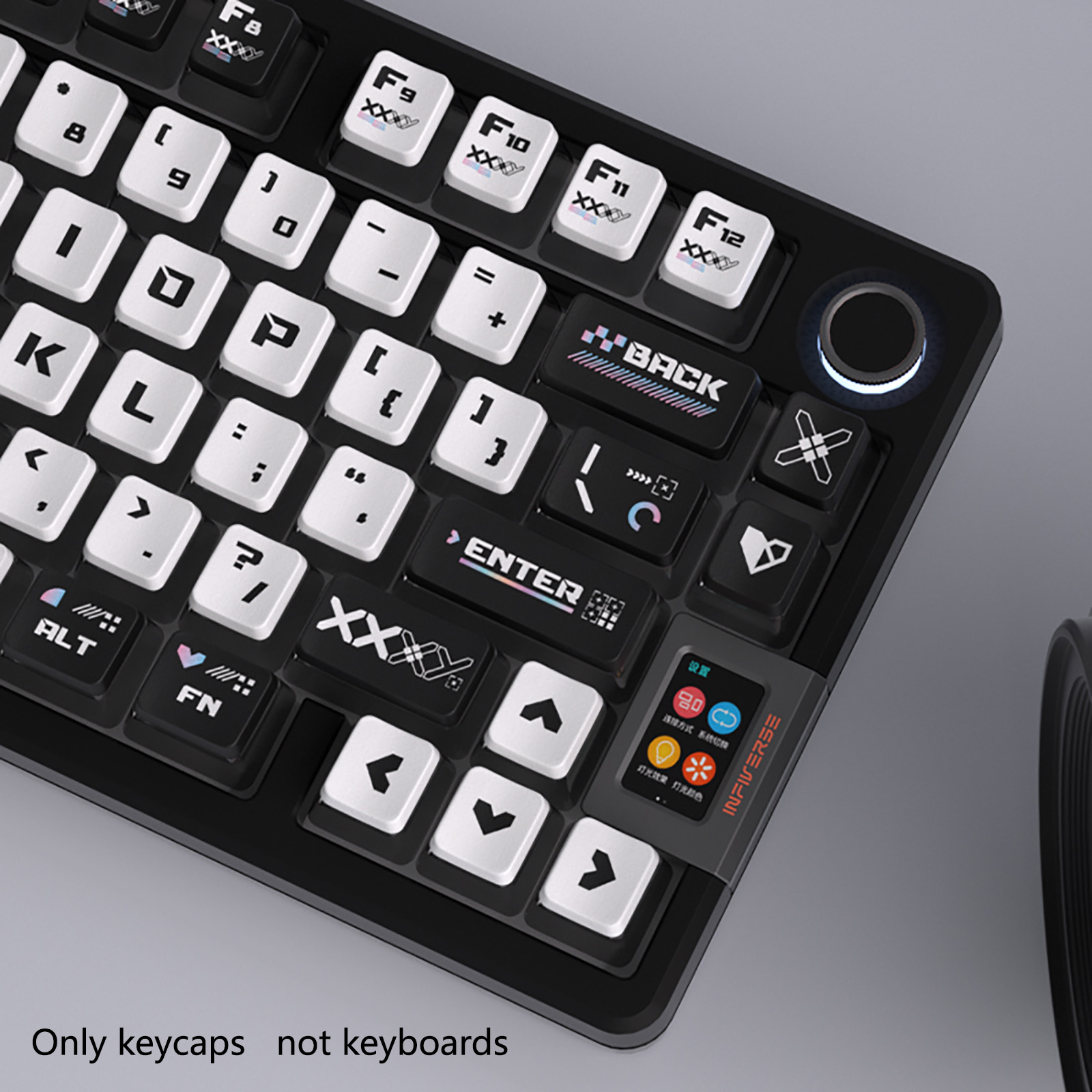 122 Keys Black White Pudding T - Keyboard Gaming Transparent recensie en prijs