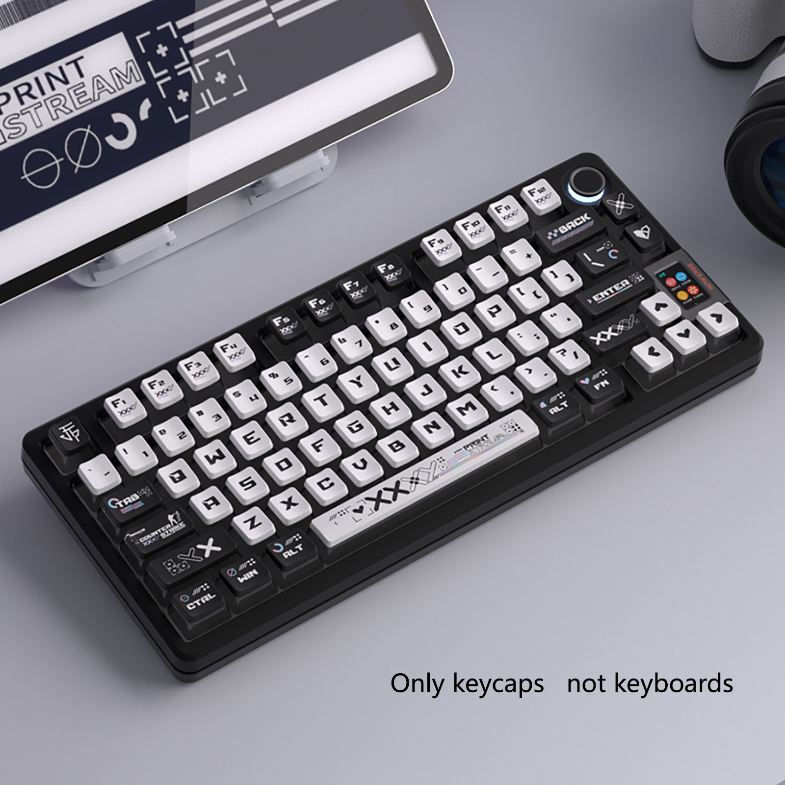 122 Keys Black White Pudding T - Keyboard Gaming Transparent recensie en prijs