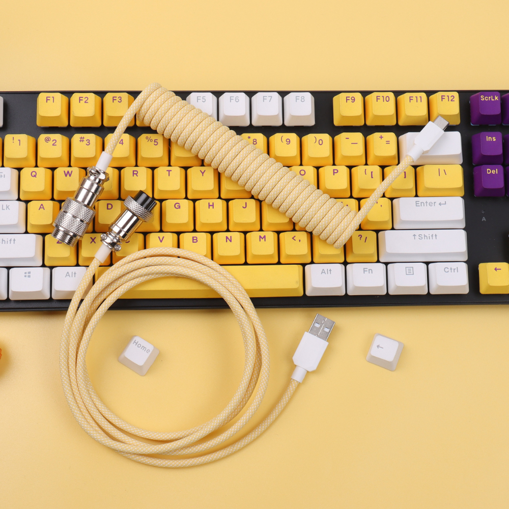 Coiled Cable Keyboard USB Type - Gaming Keyboard Types recensie en prijs