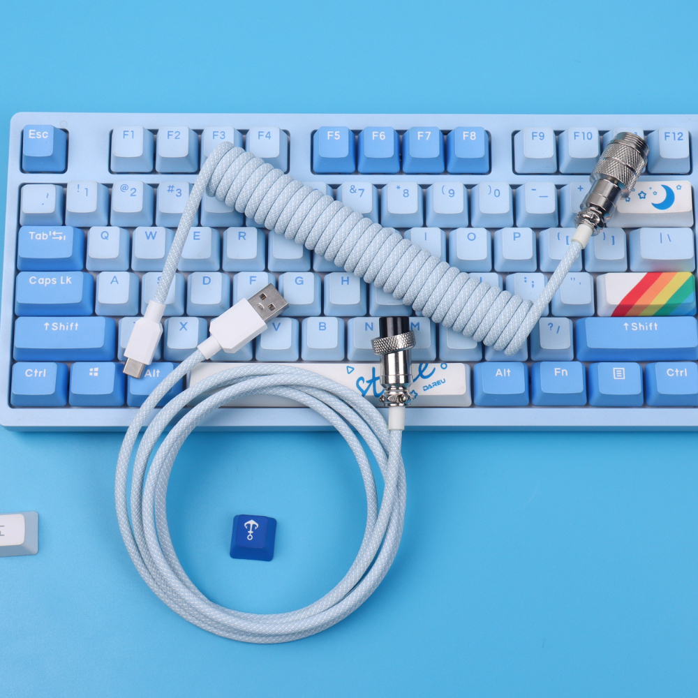 Coiled Cable Keyboard USB Type - Gaming Keyboard Types recensie en prijs