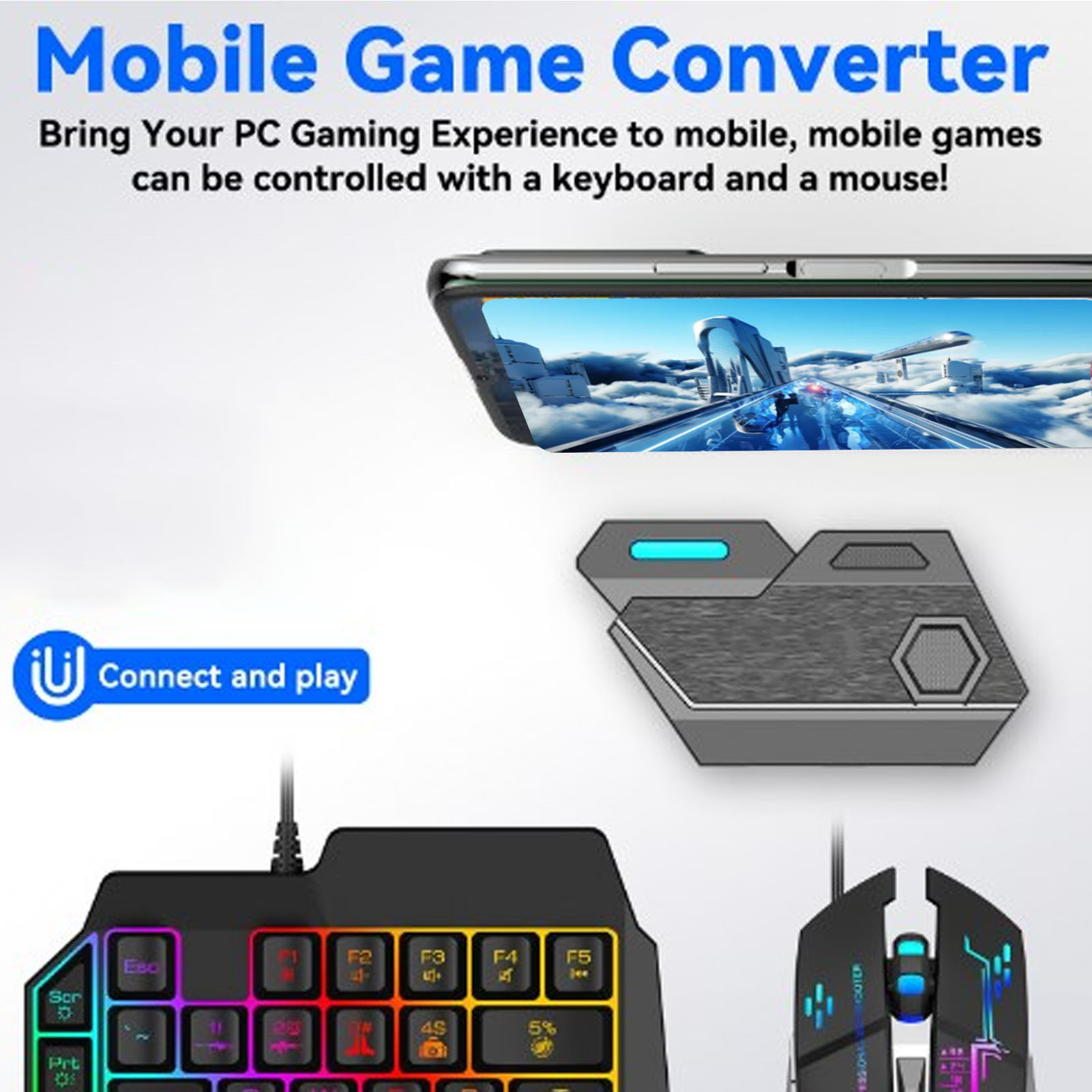 Mobile Game Combo Pack Bluetoo - Gaming Keyboard And Mouse Combo recensie en prijs