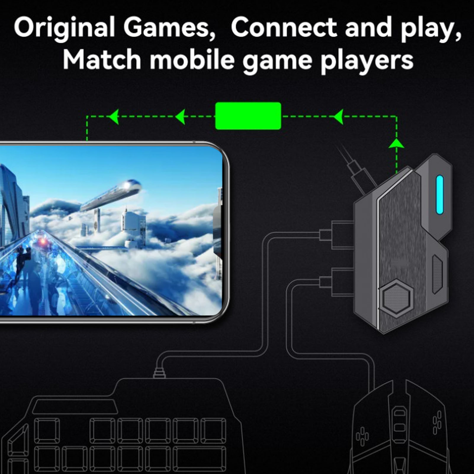 Mobile Game Combo Pack Bluetoo - Gaming Keyboard And Mouse Combo recensie en prijs