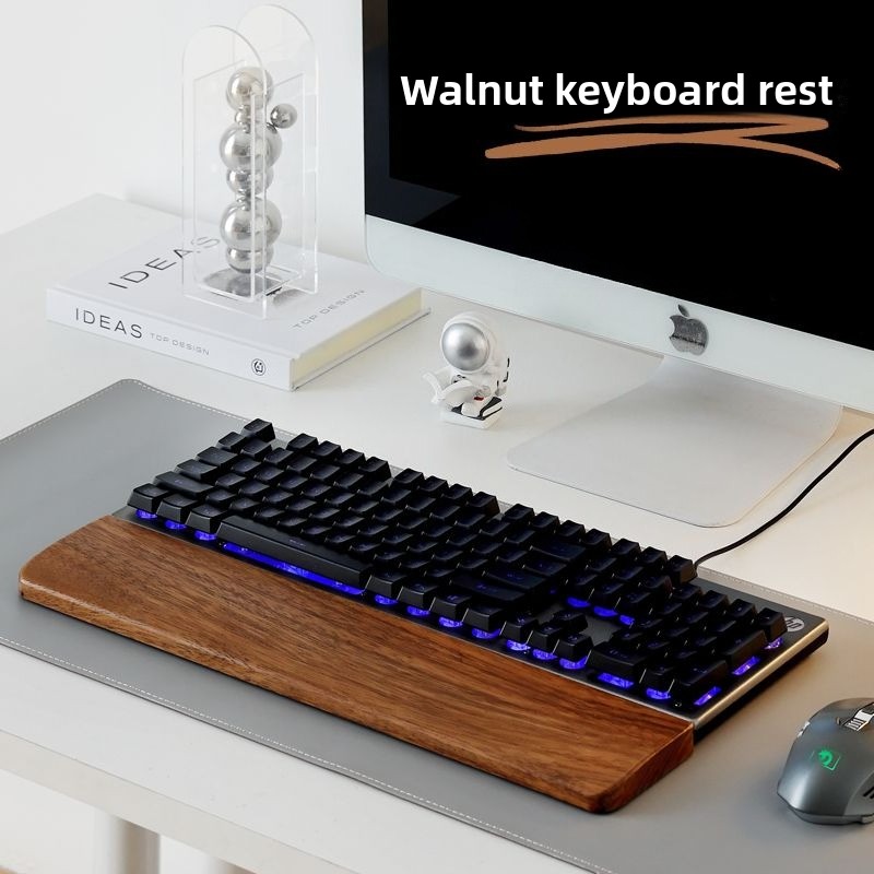 Solid Wood Keyboard Palm Rest  - Gaming Keyboard And Mouse Combo recensie en prijs
