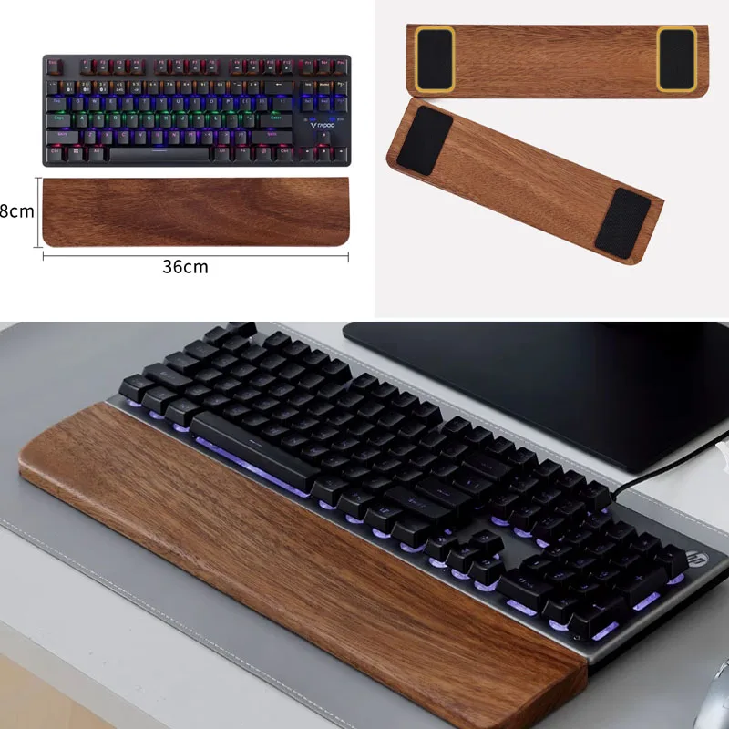 Solid Wood Keyboard Palm Rest  - Gaming Keyboard And Mouse Combo recensie en prijs