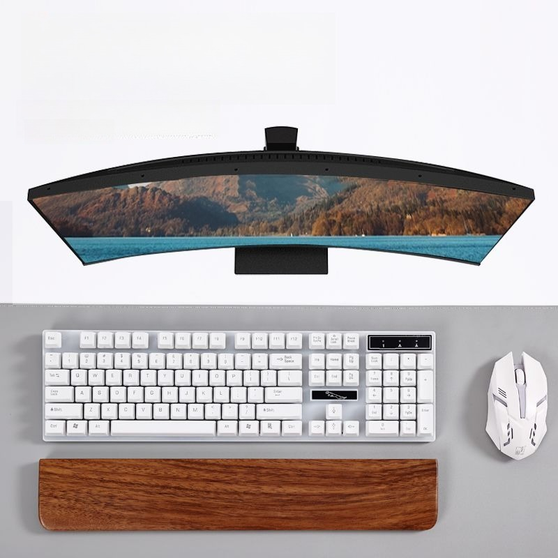 Solid Wood Keyboard Palm Rest  - Gaming Keyboard And Mouse Combo recensie en prijs