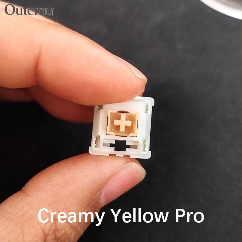 Outemu Cream Yellow Pro Switch - Gaming Keyboard That Is Quiet recensie en prijs