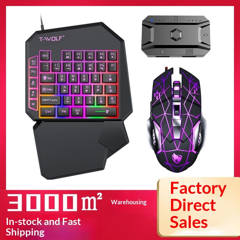 T-Wolf Tf950 5 In 1 One Handed - Keyboard Mouse Bundle Gaming recensie en prijs