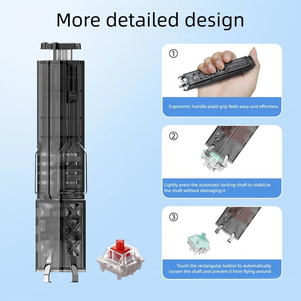 2-1pcs Keyboard Keycaps Puller - Keycap Puller Ring recensie en prijs