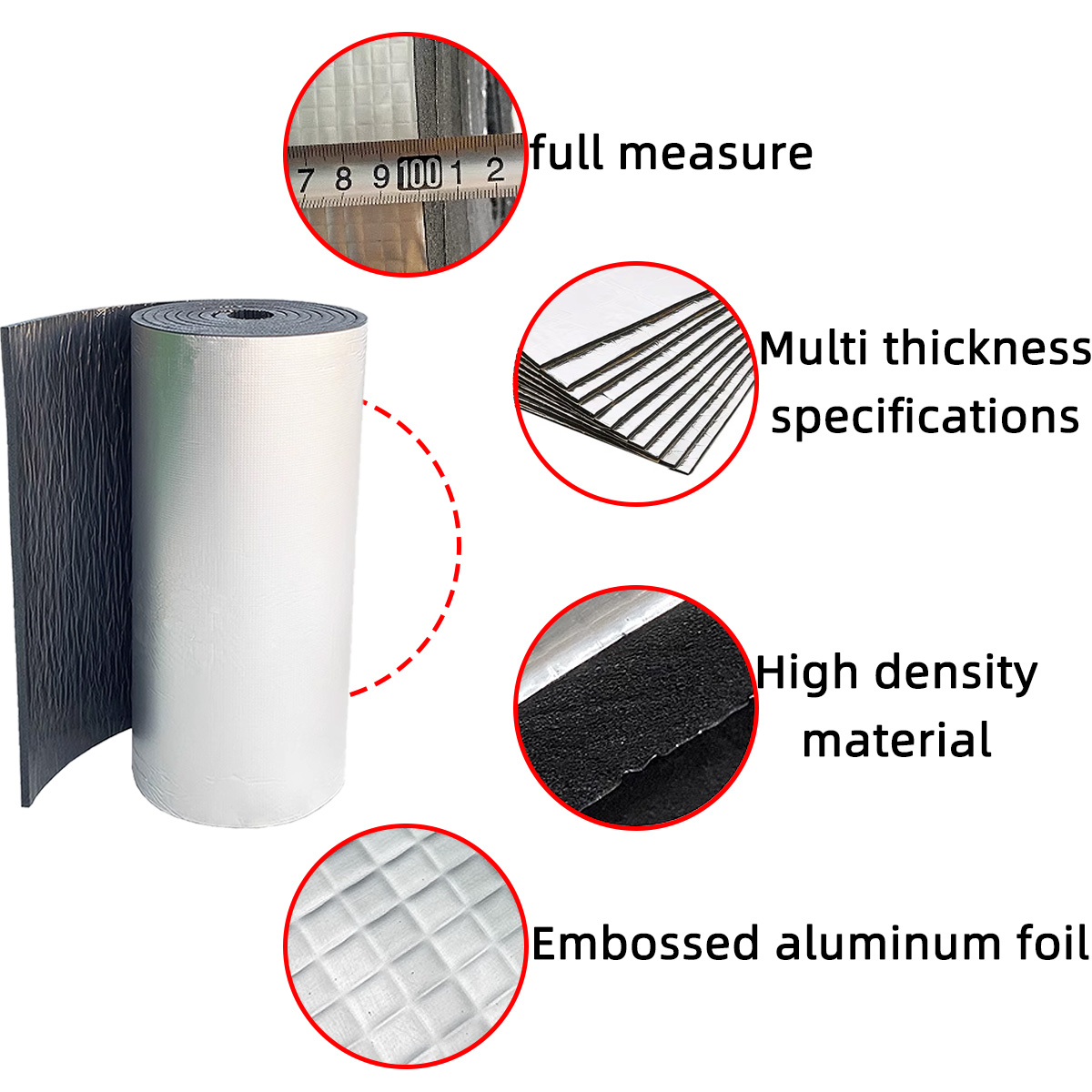 PINMOAP Car Sound Deadening Ma - Foam Dampener Sheet recensie en prijs