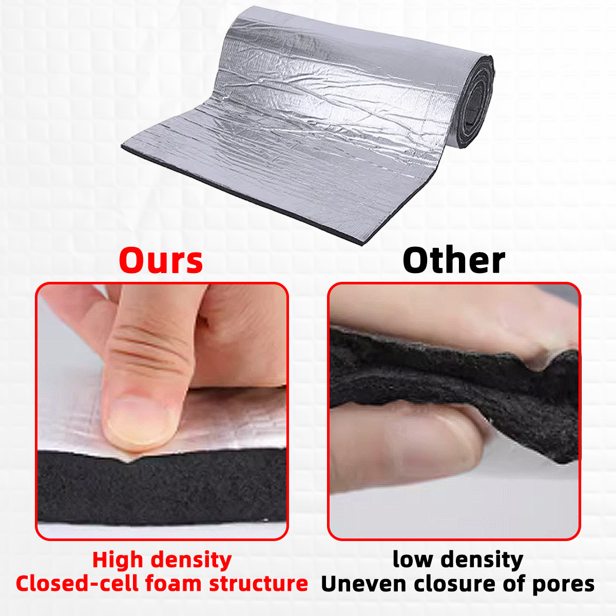 PINMOAP Car Sound Deadening Ma - Foam Dampener Sheet recensie en prijs