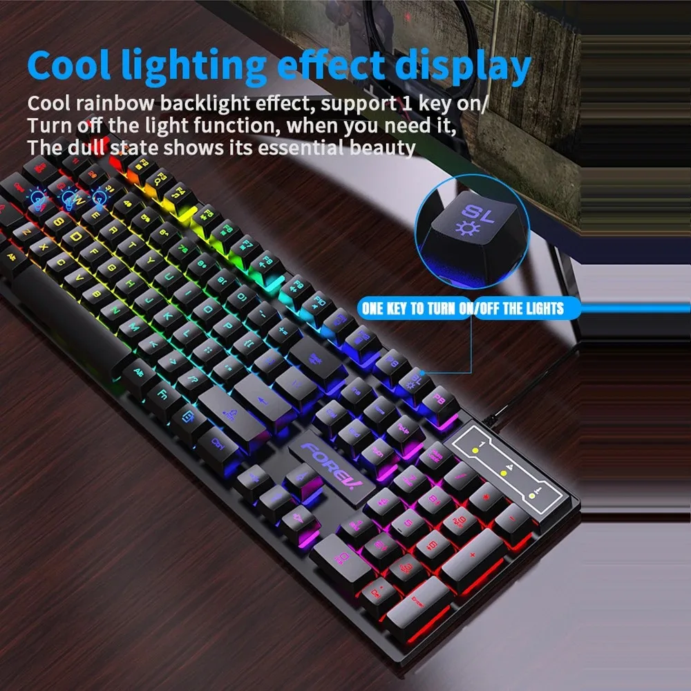 104 key Backlit Mechanical Key - Keyboard Mouse Bundle Gaming recensie en prijs