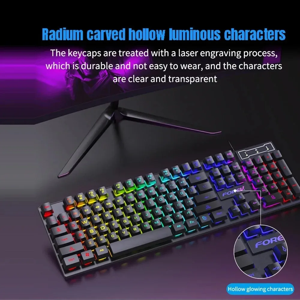 104 key Backlit Mechanical Key - Keyboard Mouse Bundle Gaming recensie en prijs