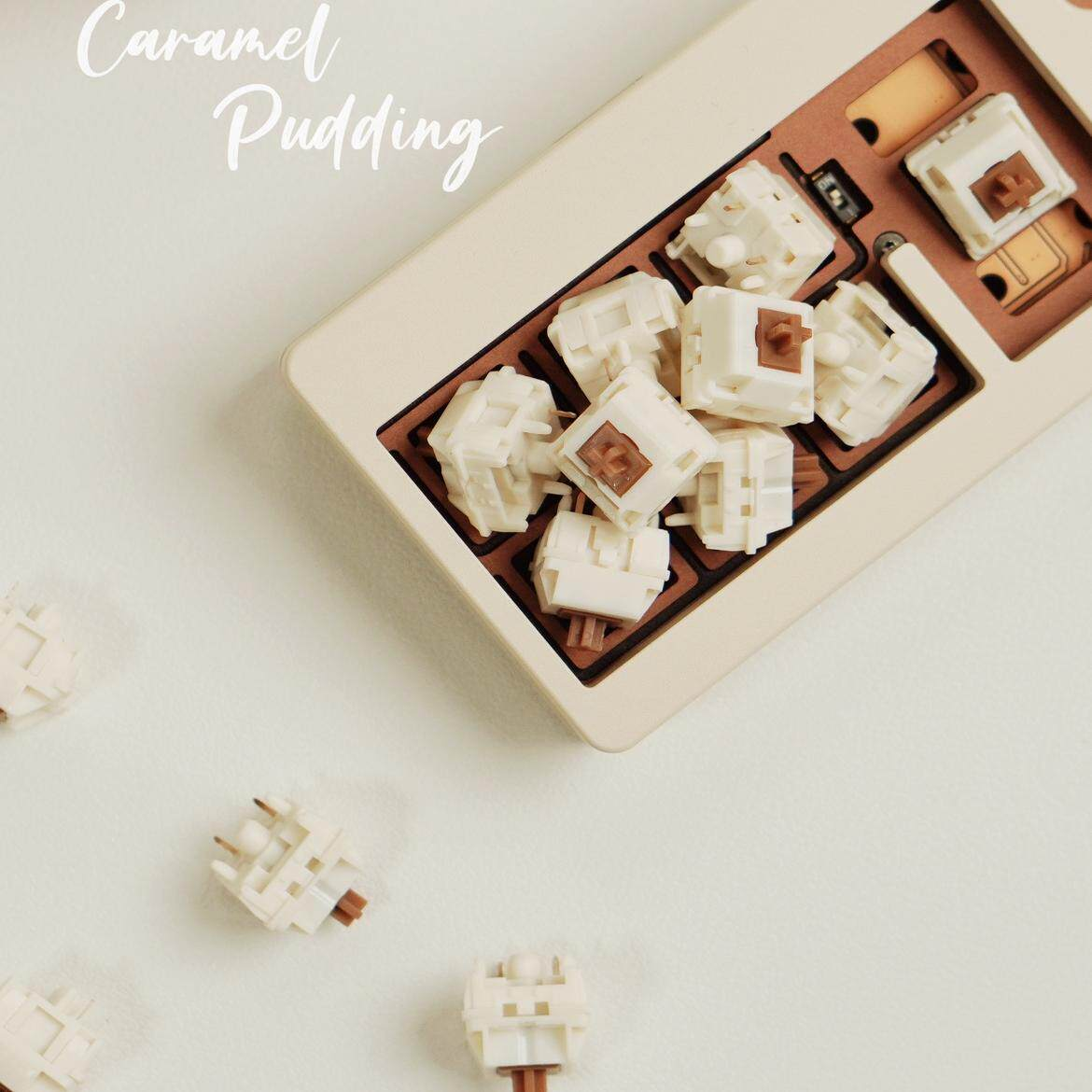 HMX Caramel Pudding V2 Switch  - Gaming Keyboard Thocky recensie en prijs