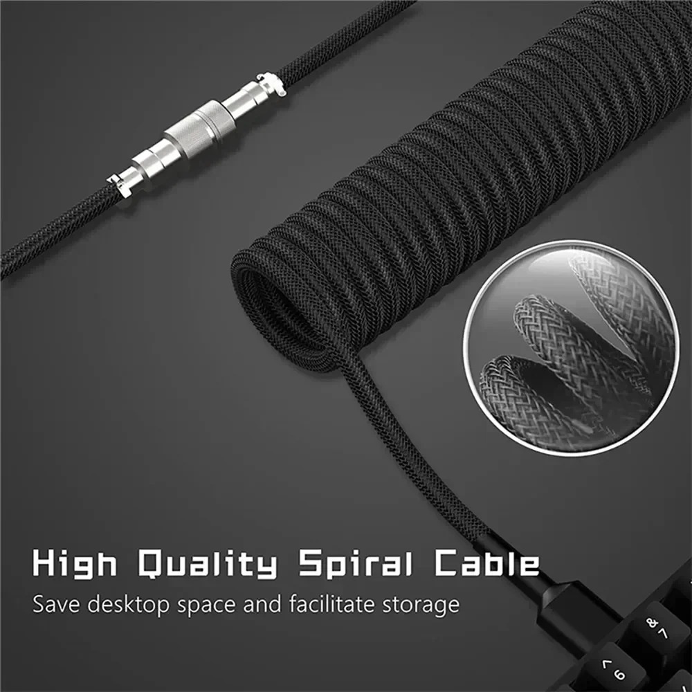 Aviator Coiled Keyboard Cable, - Gaming Keyboard Types recensie en prijs