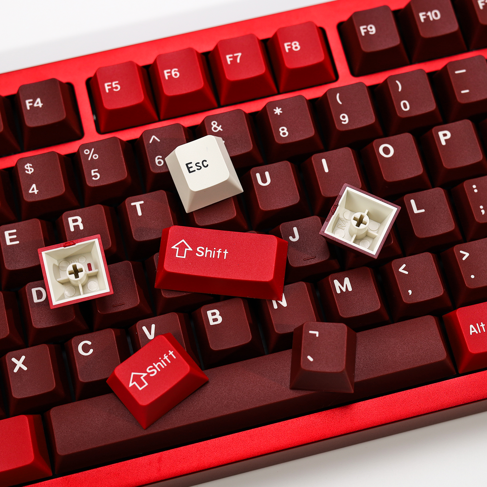 KBDiy GMK Jamon Keycap Red Ret - Gaming Keyboard Number Pad recensie en prijs