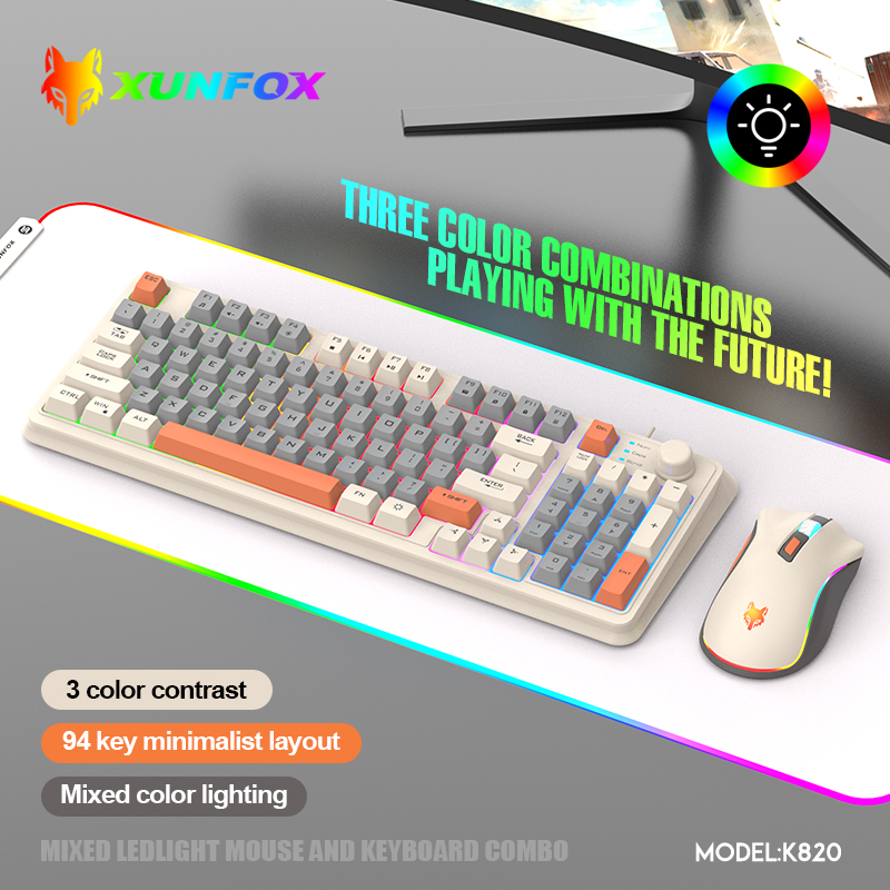 K820 USB Wired Game Keyboard M - Gaming Keyboard And Mouse Combo recensie en prijs