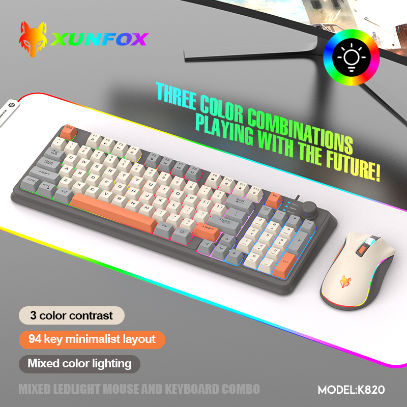 K820 USB Wired Game Keyboard M - Gaming Keyboard And Mouse Combo recensie en prijs
