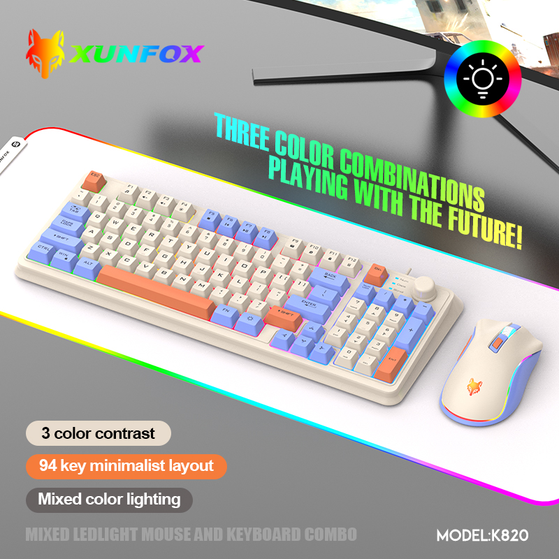 K820 USB Wired Game Keyboard M - Gaming Keyboard And Mouse Combo recensie en prijs