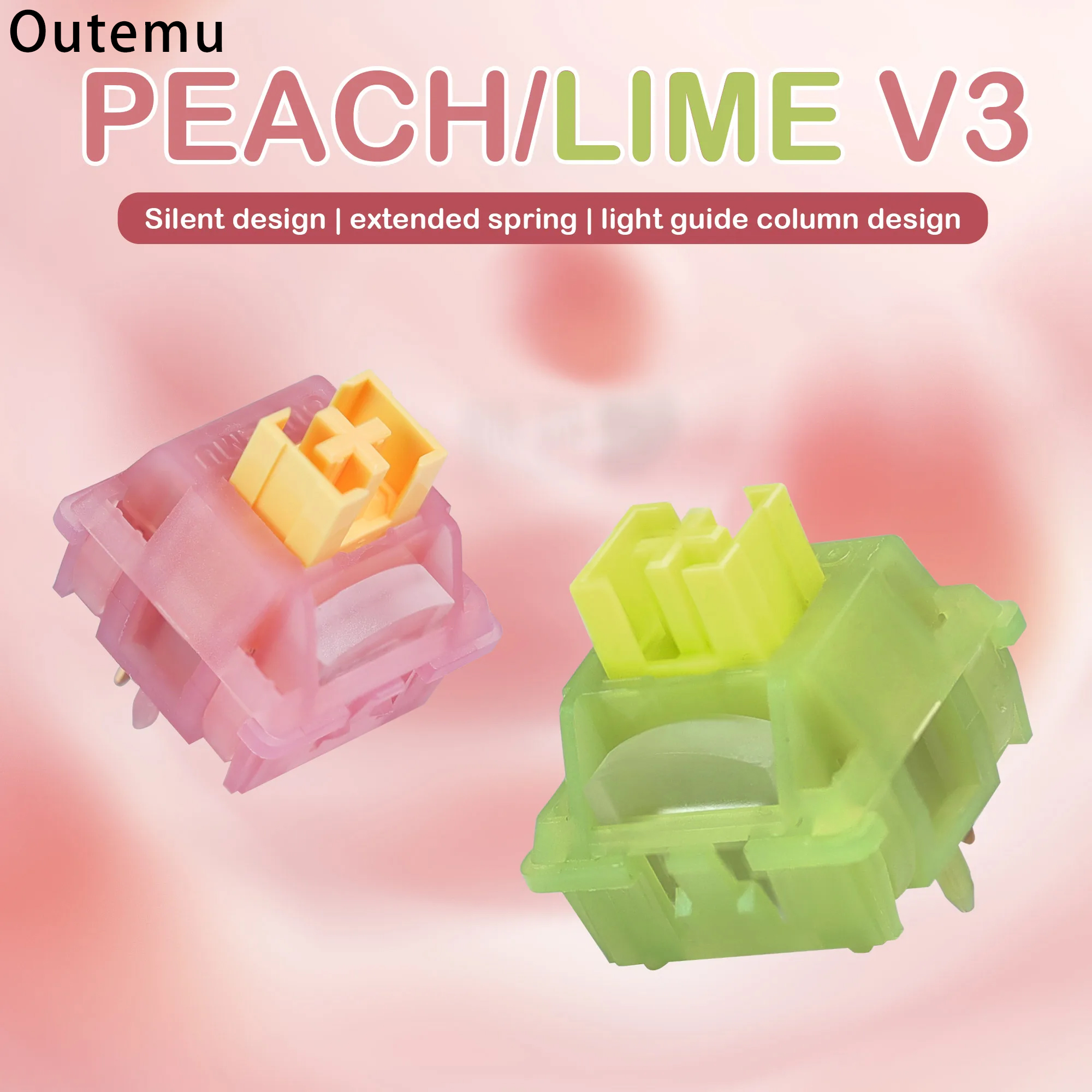 Outemu Silent Peach V3 Switch  - Keyboard Lube Kit recensie en prijs