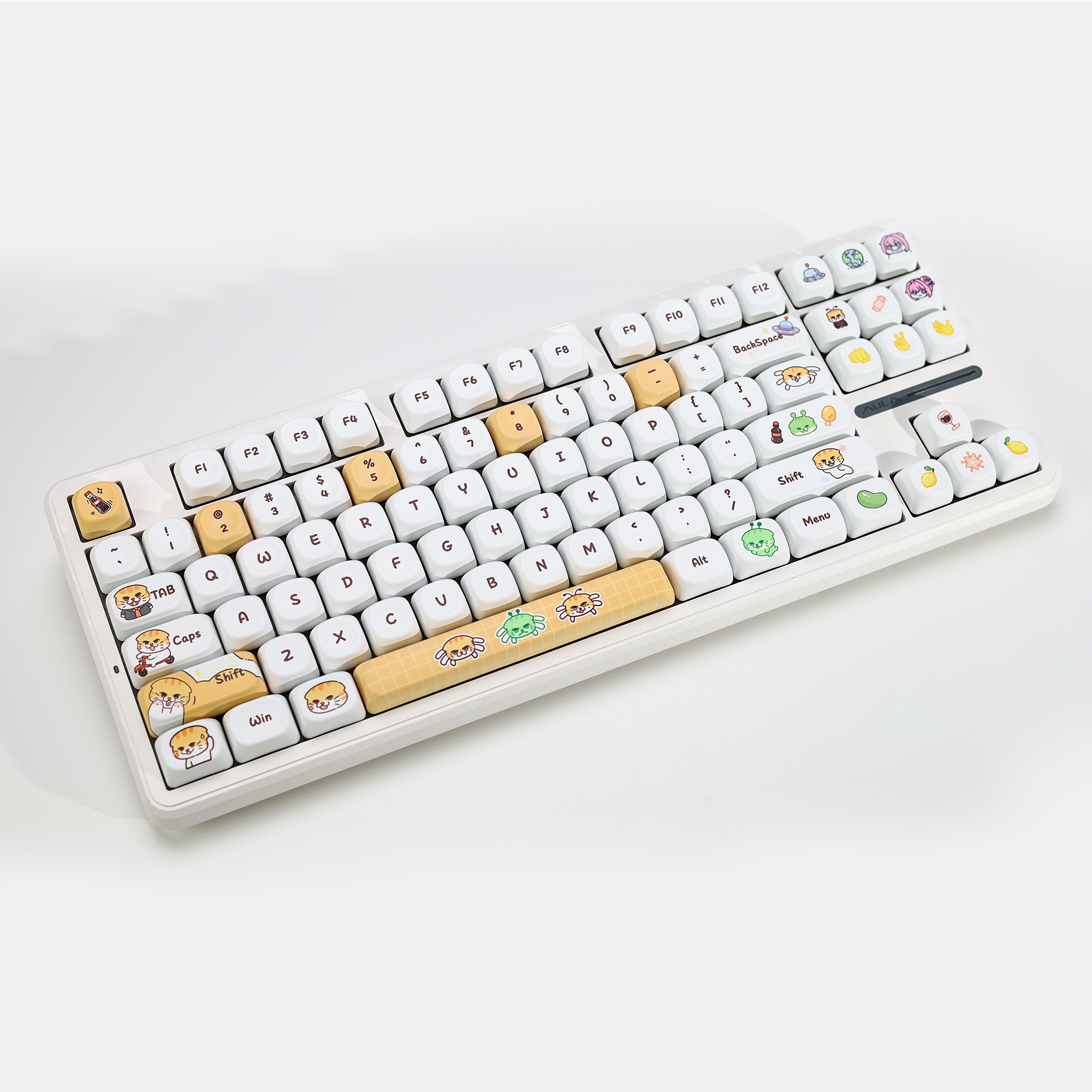 KBDiy Cute Bad Cat Theme Keyca - Gaming Keyboard Number Pad recensie en prijs