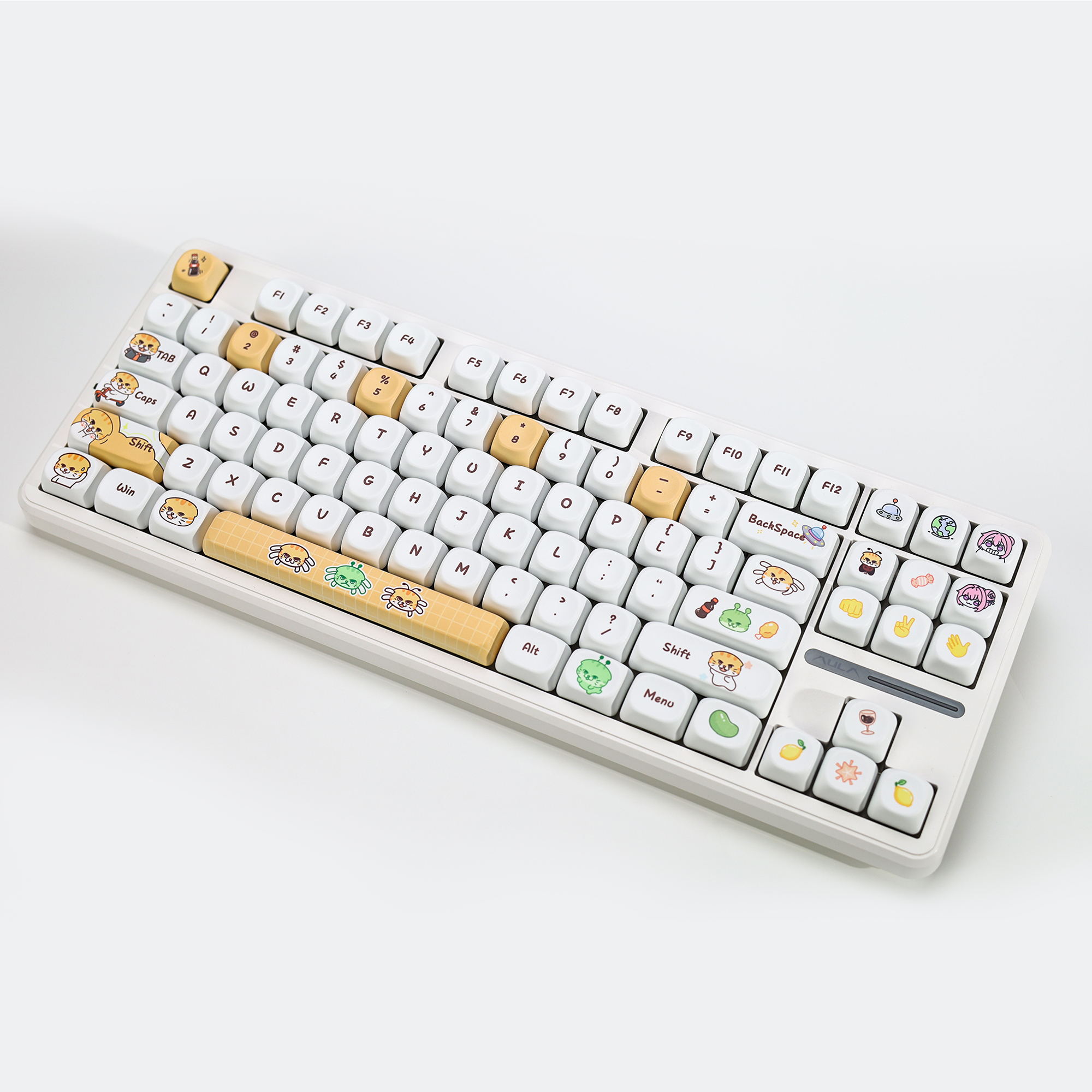 KBDiy Cute Bad Cat Theme Keyca - Gaming Keyboard Number Pad recensie en prijs