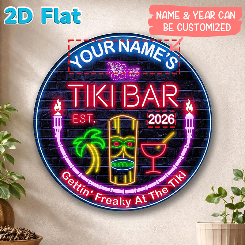 Custom Name & Year Tiki Bar Ro - Brass Weight Plate recensie en prijs