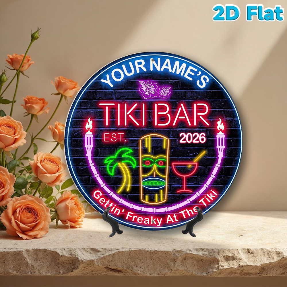 Custom Name & Year Tiki Bar Ro - Brass Weight Plate recensie en prijs