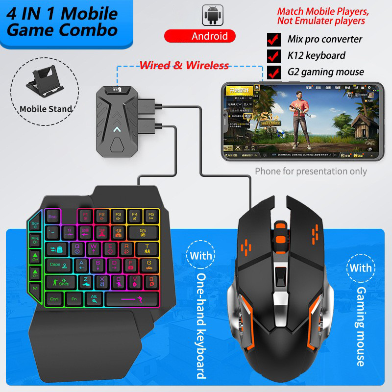 Mobile Games Converter Gaming  - Gaming Keyboard Mobile recensie en prijs