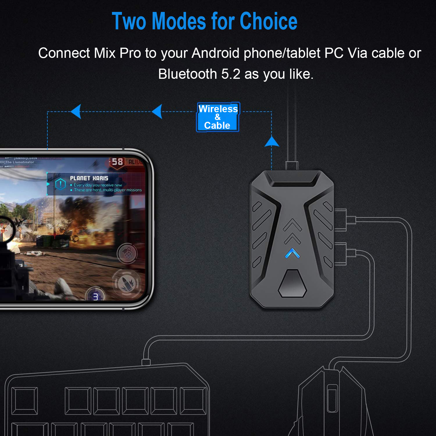 Mobile Games Converter Gaming  - Gaming Keyboard Mobile recensie en prijs