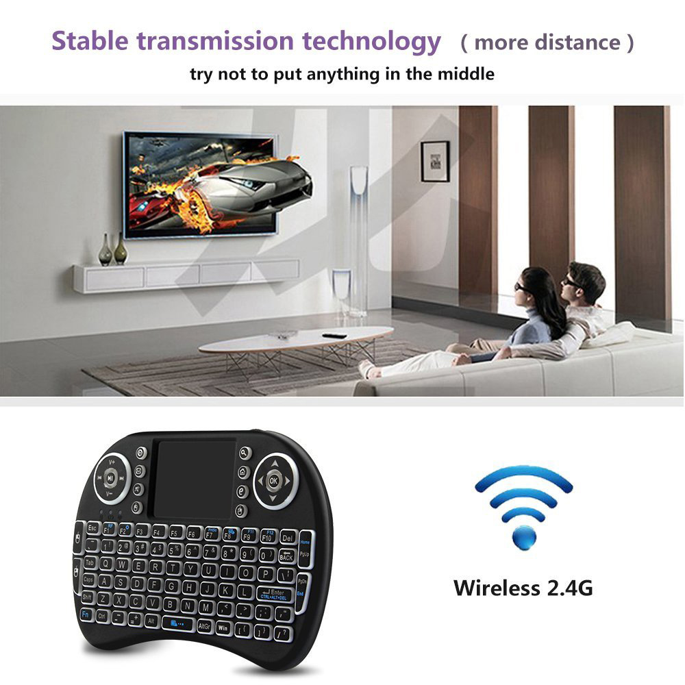 Backlit Mini Wireless Keyboard - Gaming Keyboard Mobile recensie en prijs