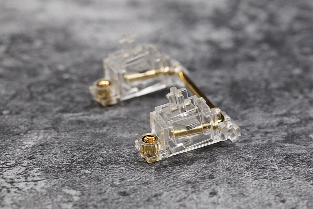 Everglide Transparent Gold Pla - Keyboard Gaming Transparent recensie en prijs