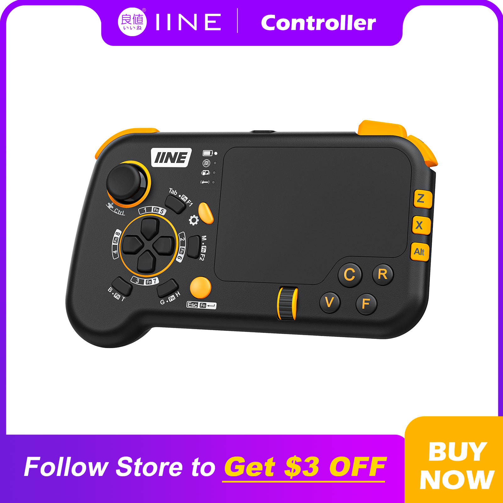 IINE Ungrade Wireless Mouse-Pa - Gaming Keyboard Extension recensie en prijs