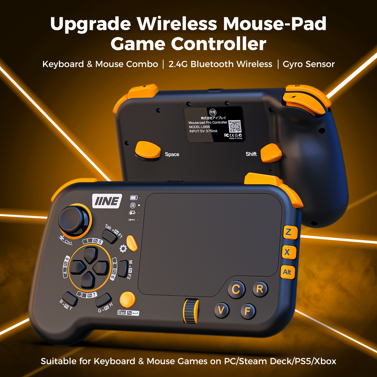 IINE Ungrade Wireless Mouse-Pa - Gaming Keyboard Extension recensie en prijs