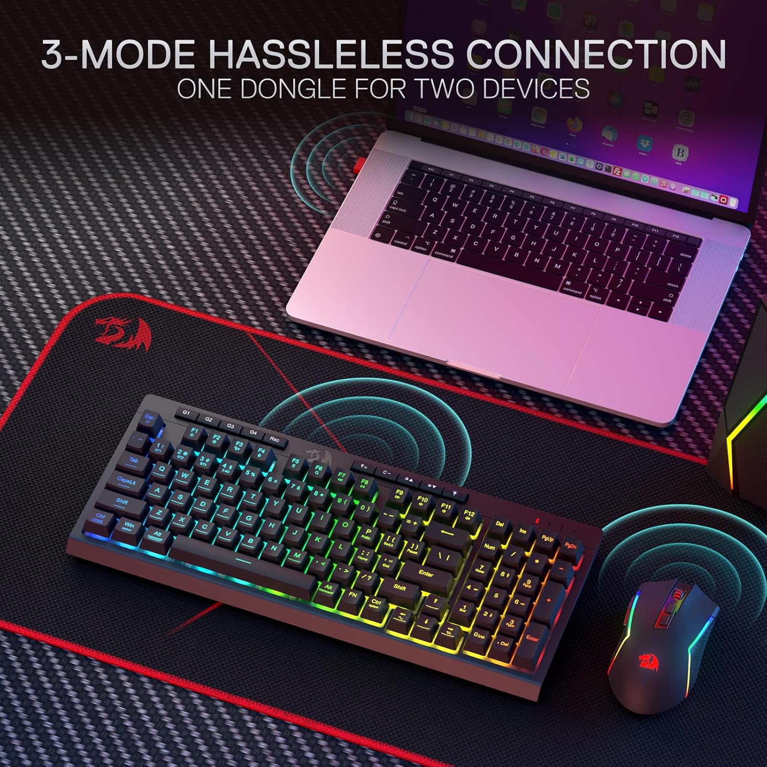 Redragon S142 Wireless Gaming  - Gaming Keyboard Extension recensie en prijs