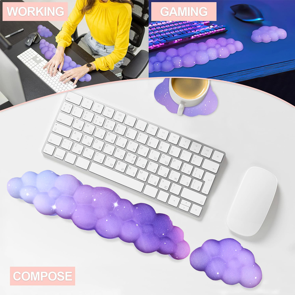 Mouse pad with wrist rest keyb - Keyboard Mouse Bundle Gaming recensie en prijs