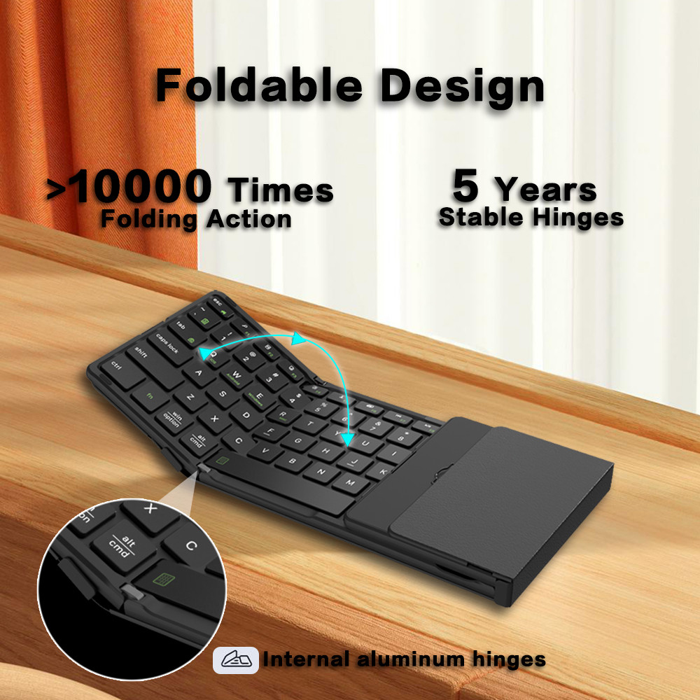 JOMAA Foldable Bluetooth Keybo - Gaming Keyboard Number Pad recensie en prijs