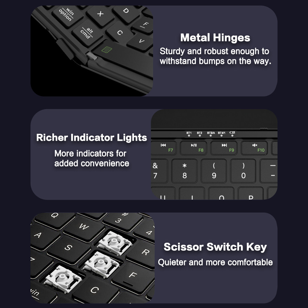 JOMAA Foldable Bluetooth Keybo - Gaming Keyboard Number Pad recensie en prijs