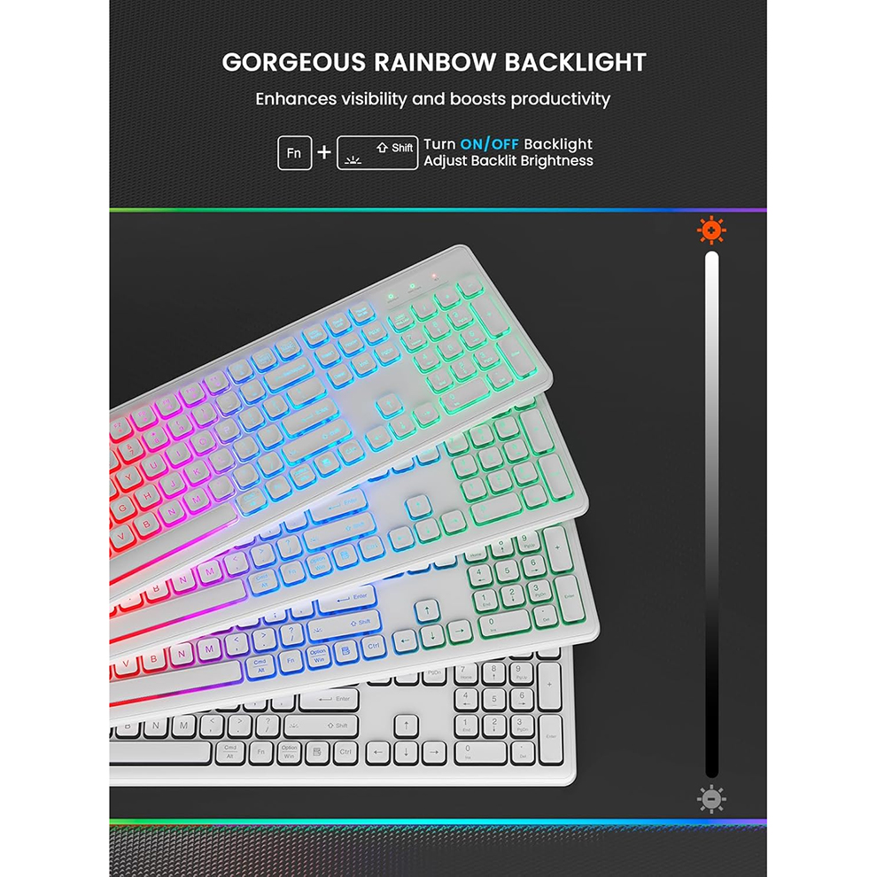 Backlit Wireless Keyboard and  - Gaming Keyboard Extension recensie en prijs