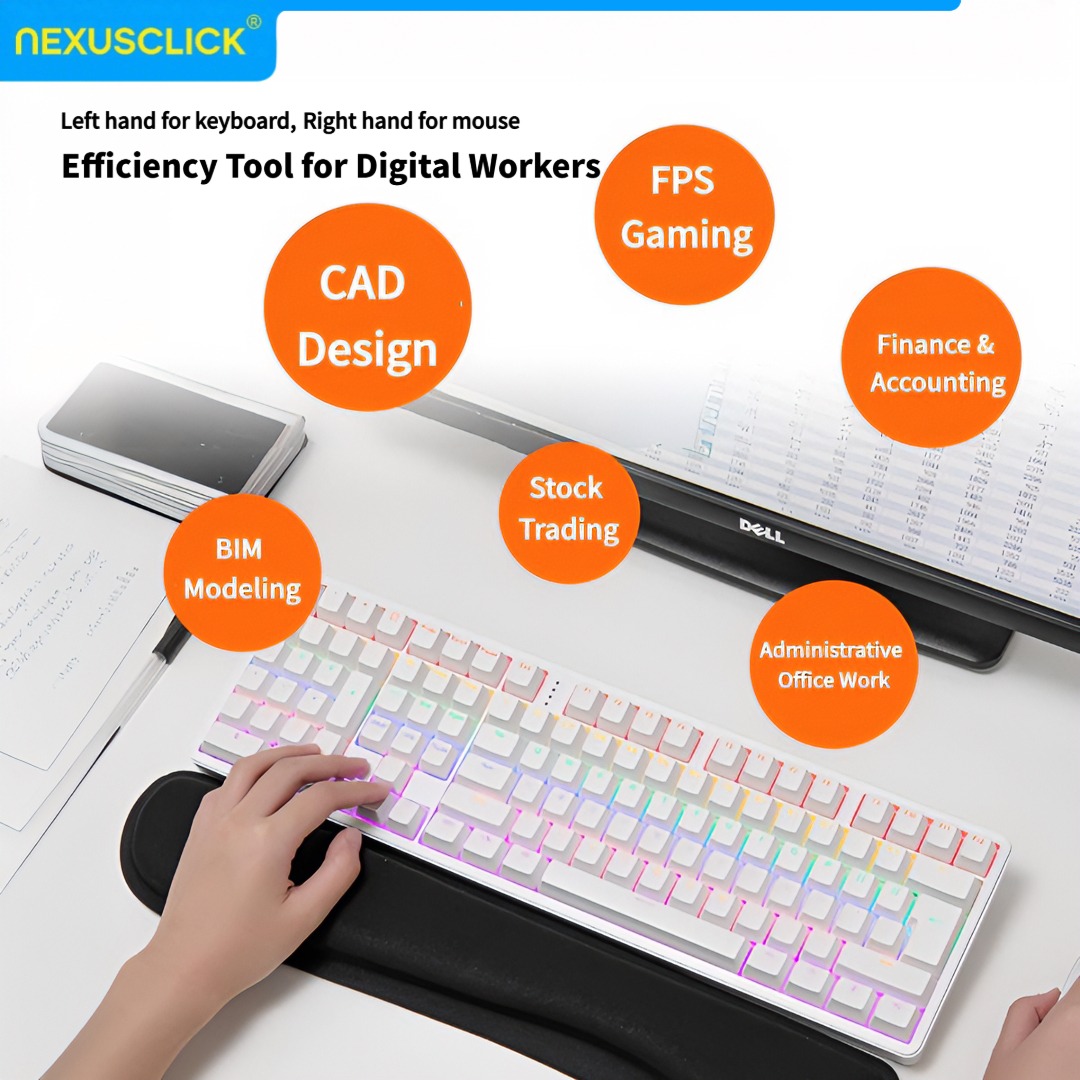 NexusClick Ergonomic Left Hand - Gaming Keyboard Number Pad recensie en prijs
